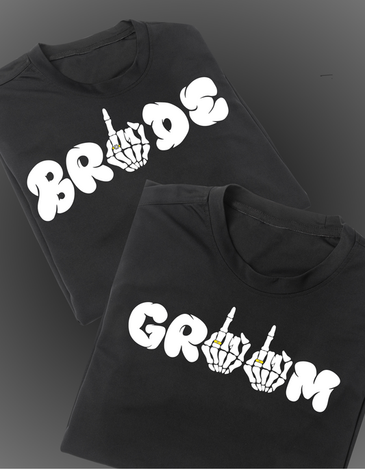 Bride & Groom matching hoodies